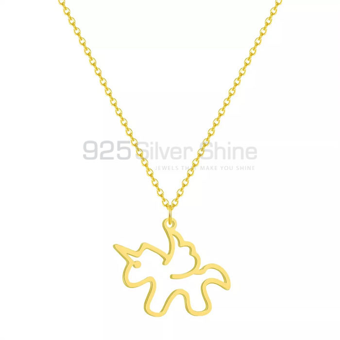 Horse Necklace, Animal Minimalist Necklace In 925 Sterling Silver AMN132_0