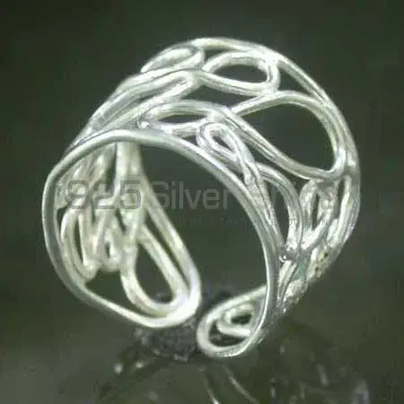 Plain 925 Silver Rings Jewelry 925SR2510_0