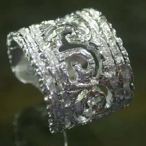 Plain Solid Sterling Silver Rings Jewelry 925SR2639_0