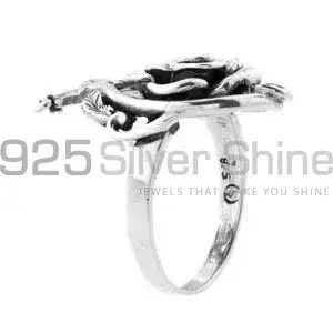 Plain Solid Sterling Silver Rings Jewelry 925SR2738_1