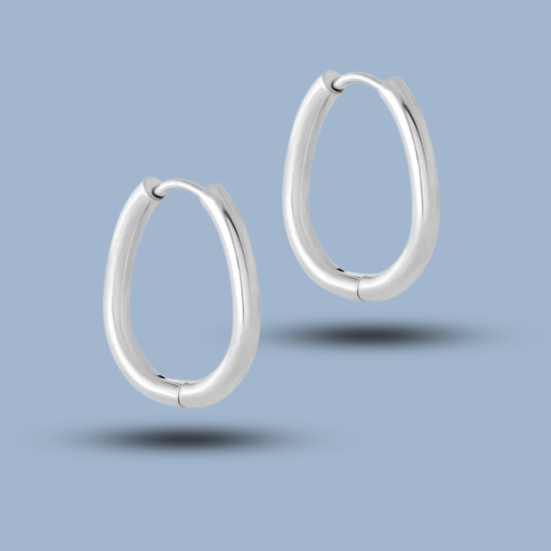 Huggie 925 Sterling Silver Cartilage Hoop Earring 925She265_0