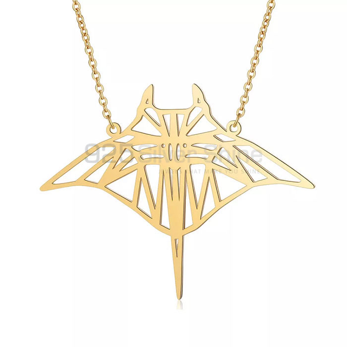 Hummingbird Pendant, Animal Minimalist Pendant In 925 Sterling Silver AMP281_1