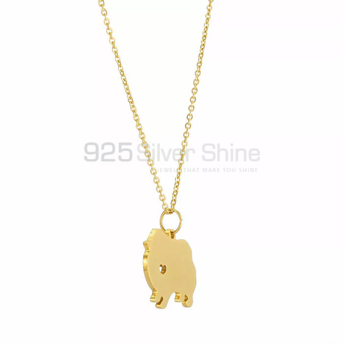 Hush Puppies Necklace, Animal Minimalist Necklace In 925 Sterling Silver AMN237_0