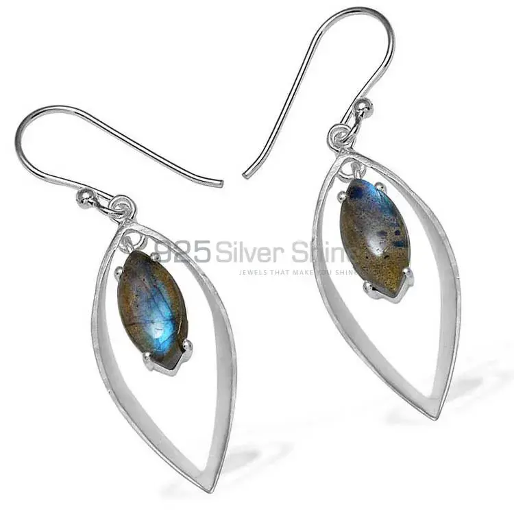 925 Sterling Silver Earrings In Labradorite Gemstone Jewelry 925SE908_1