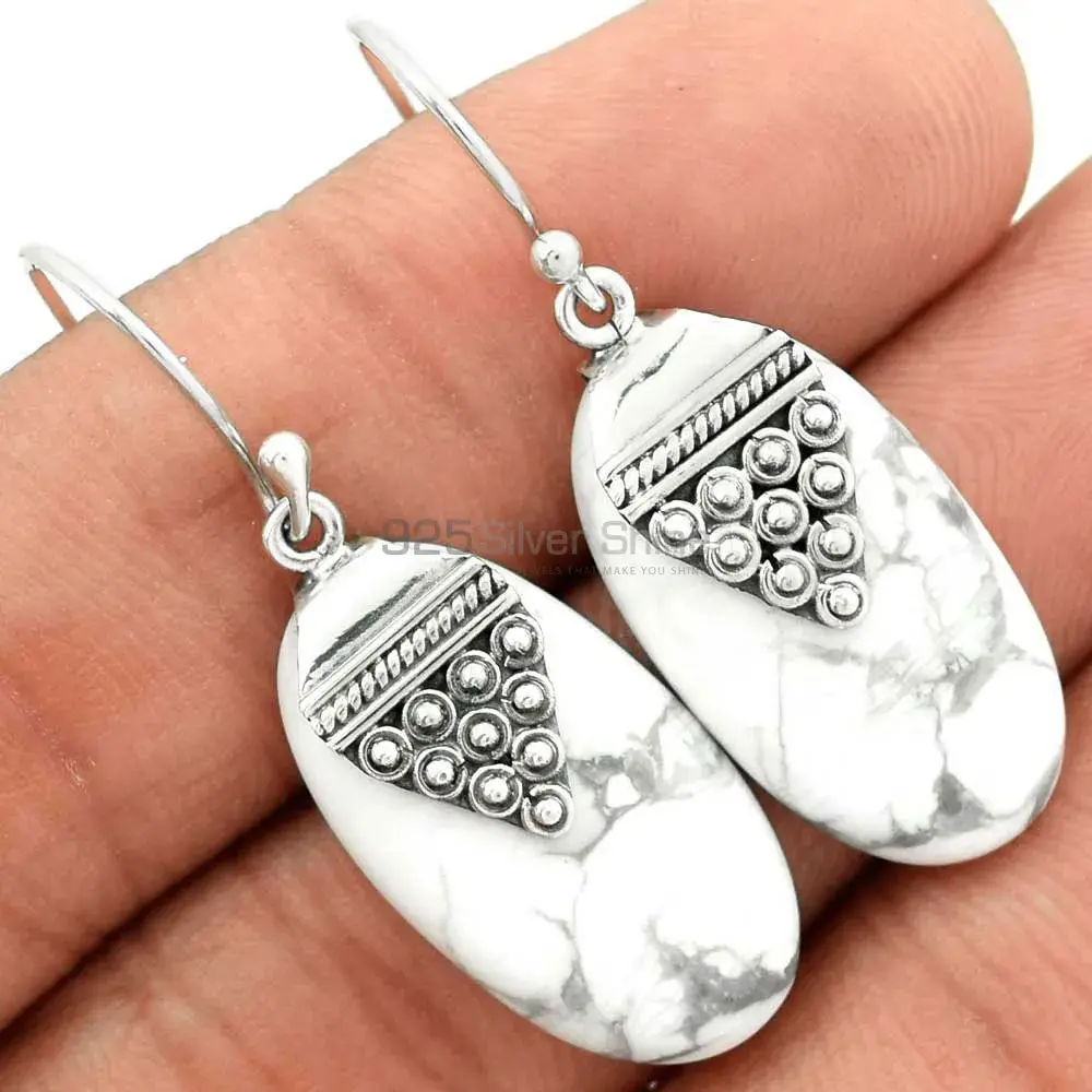 925 Sterling Silver Earrings In Dendritic Agate Gemstone Jewelry 925SE2475_2