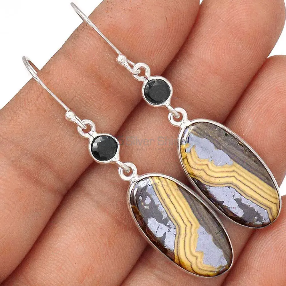 925 Sterling Silver Handmade Earrings In Multi Gemstone Jewelry 925SE2788_2
