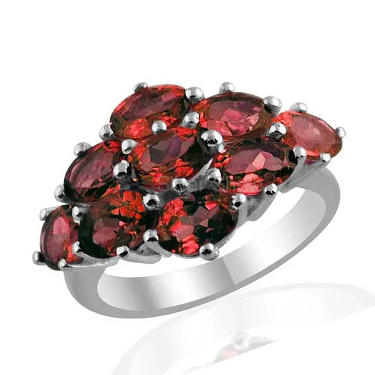 925 Sterling Silver Handmade Rings In Garnet Gemstone Jewelry 925SR1436_1