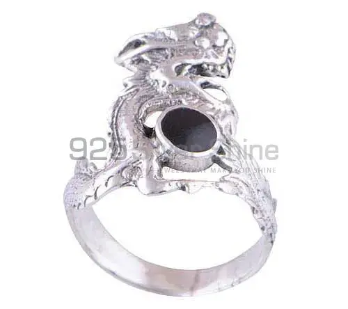 925 Sterling Silver Handmade Rings In Black Onyx Gemstone Jewelry 925SR2840_1