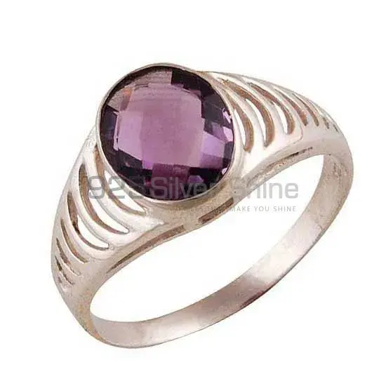 Wedding Sterling Silver Amethyst Rings 925SR3576_1