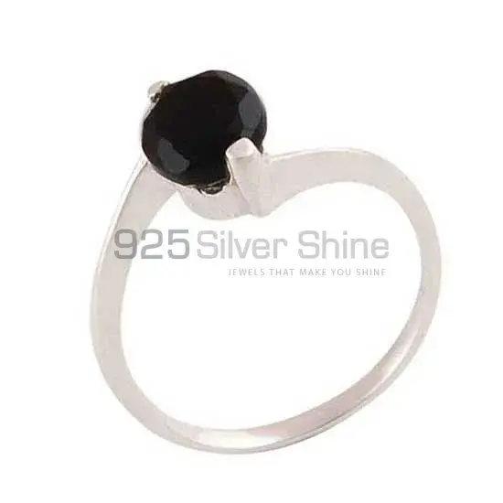925 Sterling Silver Handmade Rings In Black Onyx Gemstone Jewelry 925SR3418_1