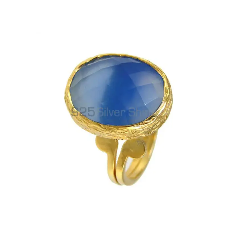 925 Sterling Silver Handmade Rings In Chalcedony Gemstone Jewelry 925SR3812_2