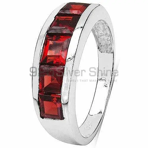 925 Sterling Silver Handmade Rings In Garnet Gemstone Jewelry 925SR3166_1