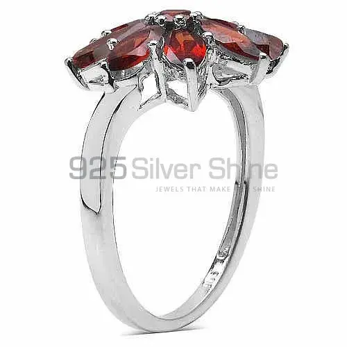 925 Sterling Silver Handmade Rings In Garnet Gemstone Jewelry 925SR3339_1