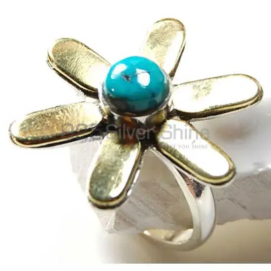 925 Sterling Silver Handmade Rings In Turquoise Gemstone Jewelry 925SR3733_0