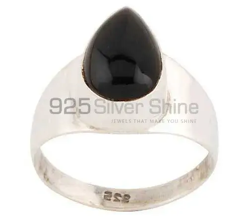 925 Sterling Silver Rings In Black Onyx Gemstone Jewelry 925SR2835_1