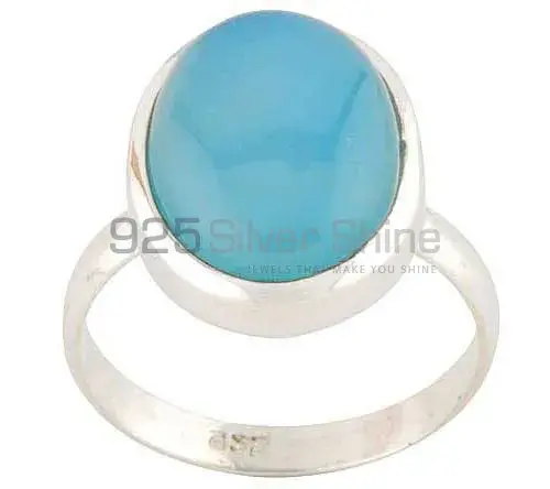 925 Sterling Silver Rings In Chalcedony Gemstone Jewelry 925SR2756_1