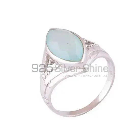 925 Sterling Silver Rings In Chalcedony Gemstone Jewelry 925SR3912_1