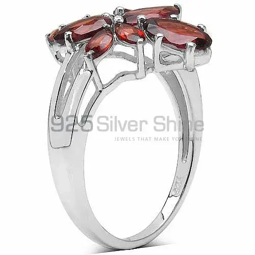 925 Sterling Silver Rings In Garnet Gemstone Jewelry 925SR3324_1
