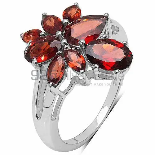 925 Sterling Silver Rings In Garnet Gemstone Jewelry 925SR3324_2