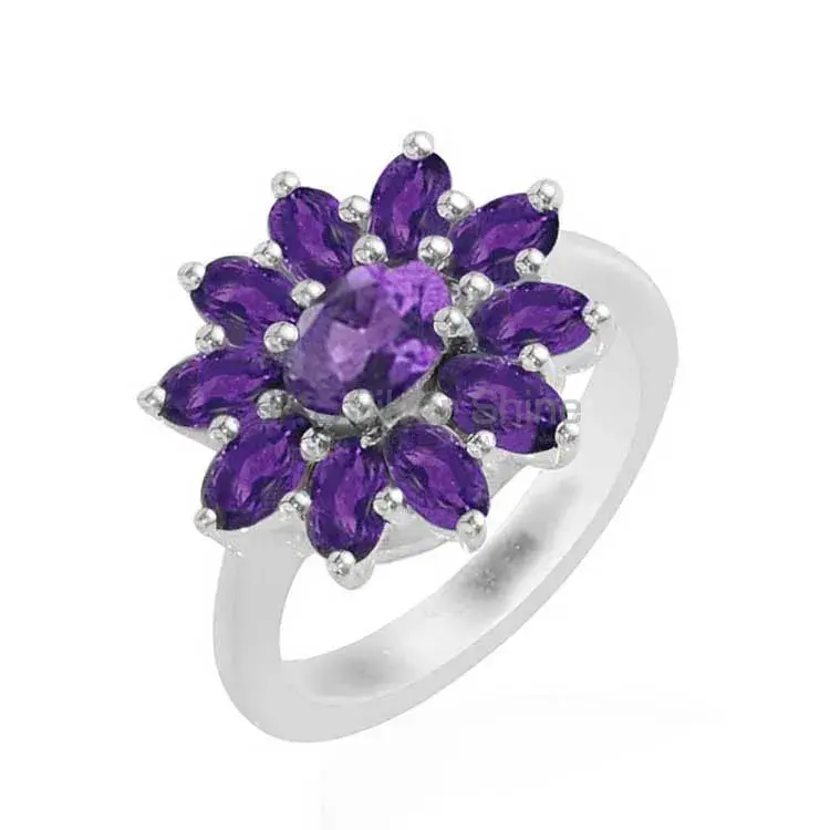 925 Sterling Silver Rings In Amethyst Gemstone Jewelry 925SR1742_1