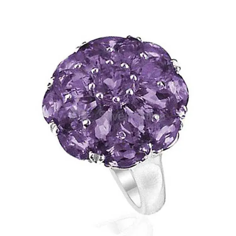 925 Sterling Silver Rings In Amethyst Gemstone Jewelry 925SR2046_0