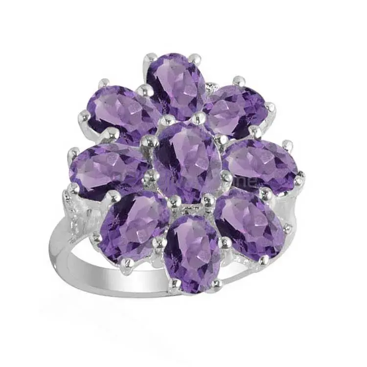 925 Sterling Silver Rings In Amethyst Gemstone Jewelry 925SR2125_1