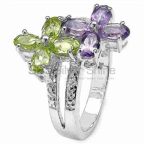 925 Sterling Silver Rings In Multi Gemstone Jewelry 925SR3255_1