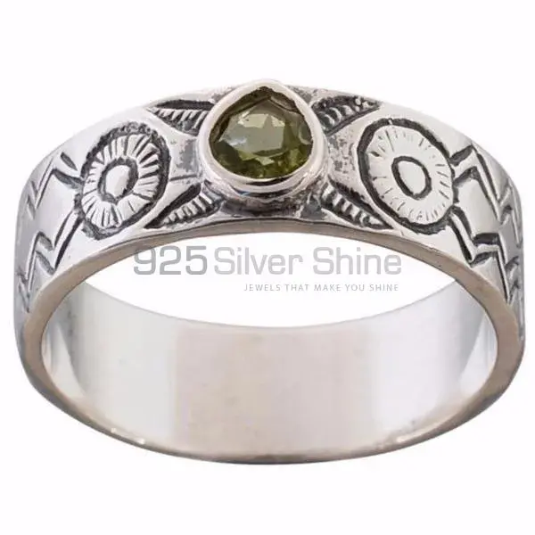 Peridot Gemstone 925 Sterling Silver Rings 925SR3649_1