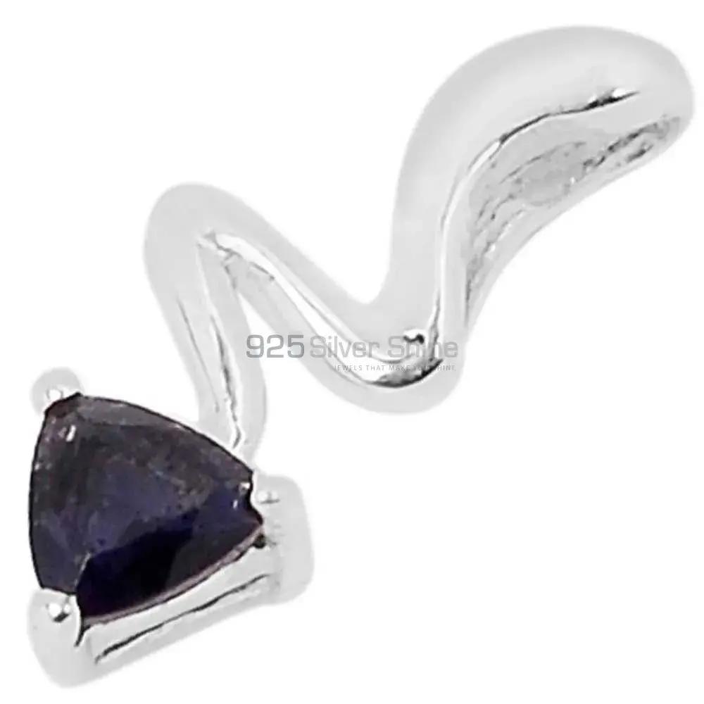 Iolite Gemstone Pendants In 925 Fine Silver Jewelry 925SSP318-5_1