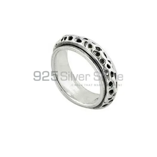 Plain Sterling Silver Rings Jewelry 925SR2658_1