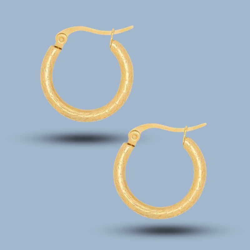 Minimalist 925 Sterling Silver Endless Thin Hoop Earrings 925She267