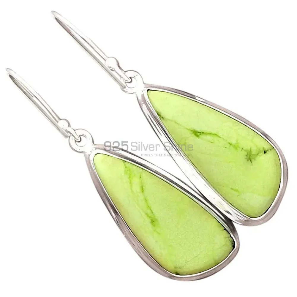 Natural Agate Gemstone Earrings In Fine 925 Sterling Silver 925SE2266_2