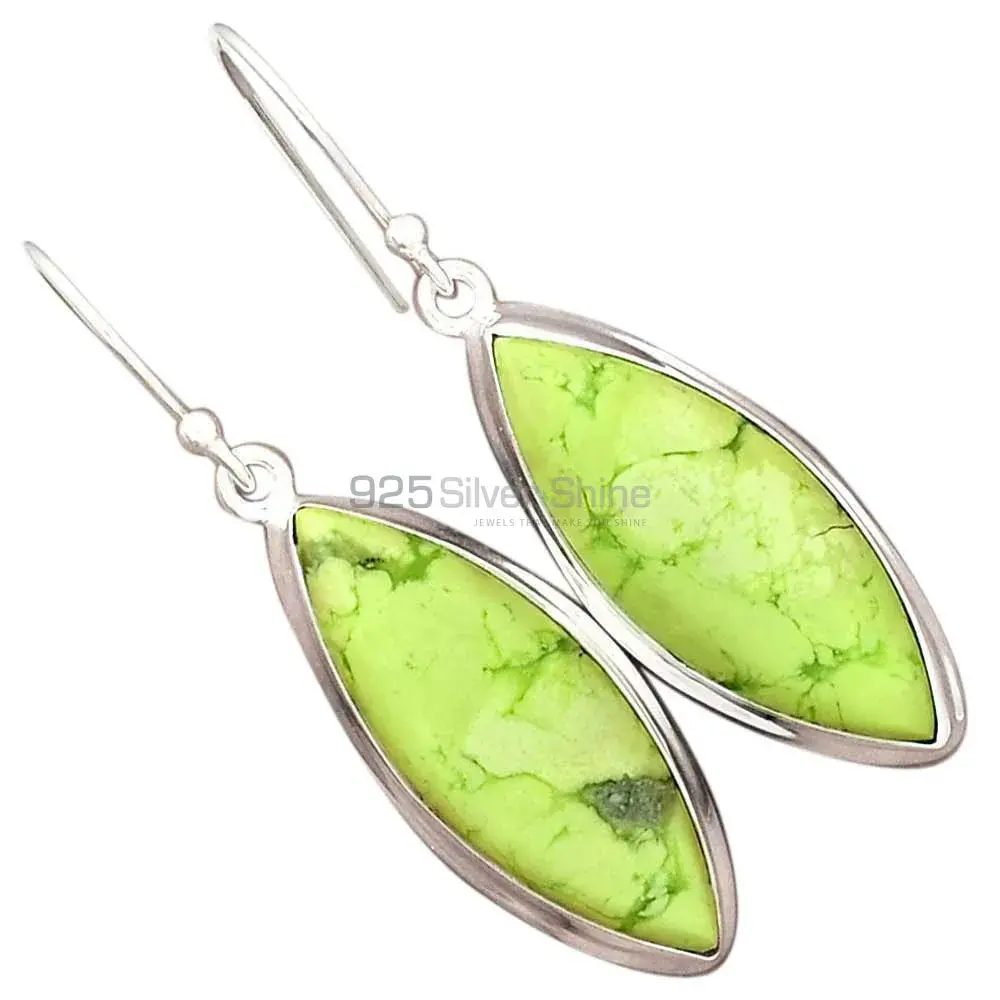 Natural Agate Gemstone Earrings In Solid 925 Silver 925SE2263_2