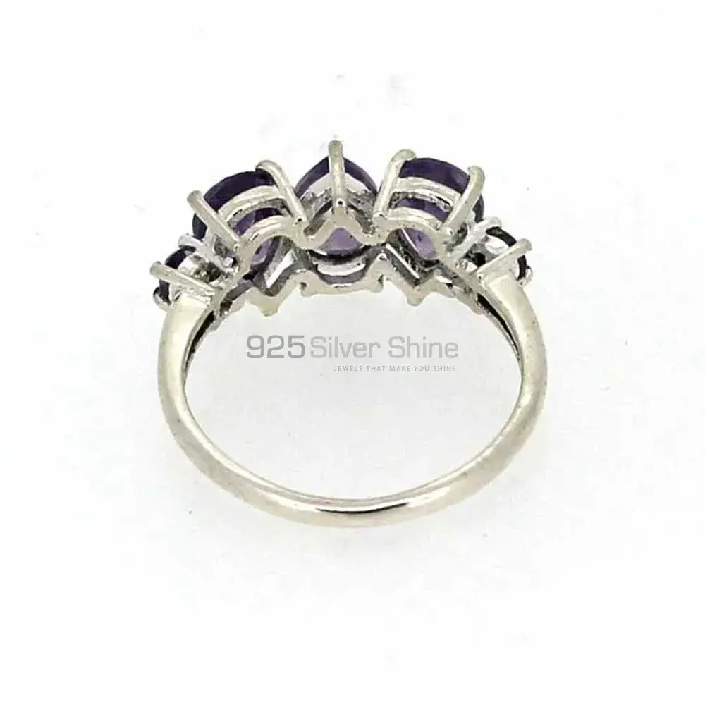 Natural Amethyst Gemstone Handmade Ring In Sterling Silver 925SR03-1_1