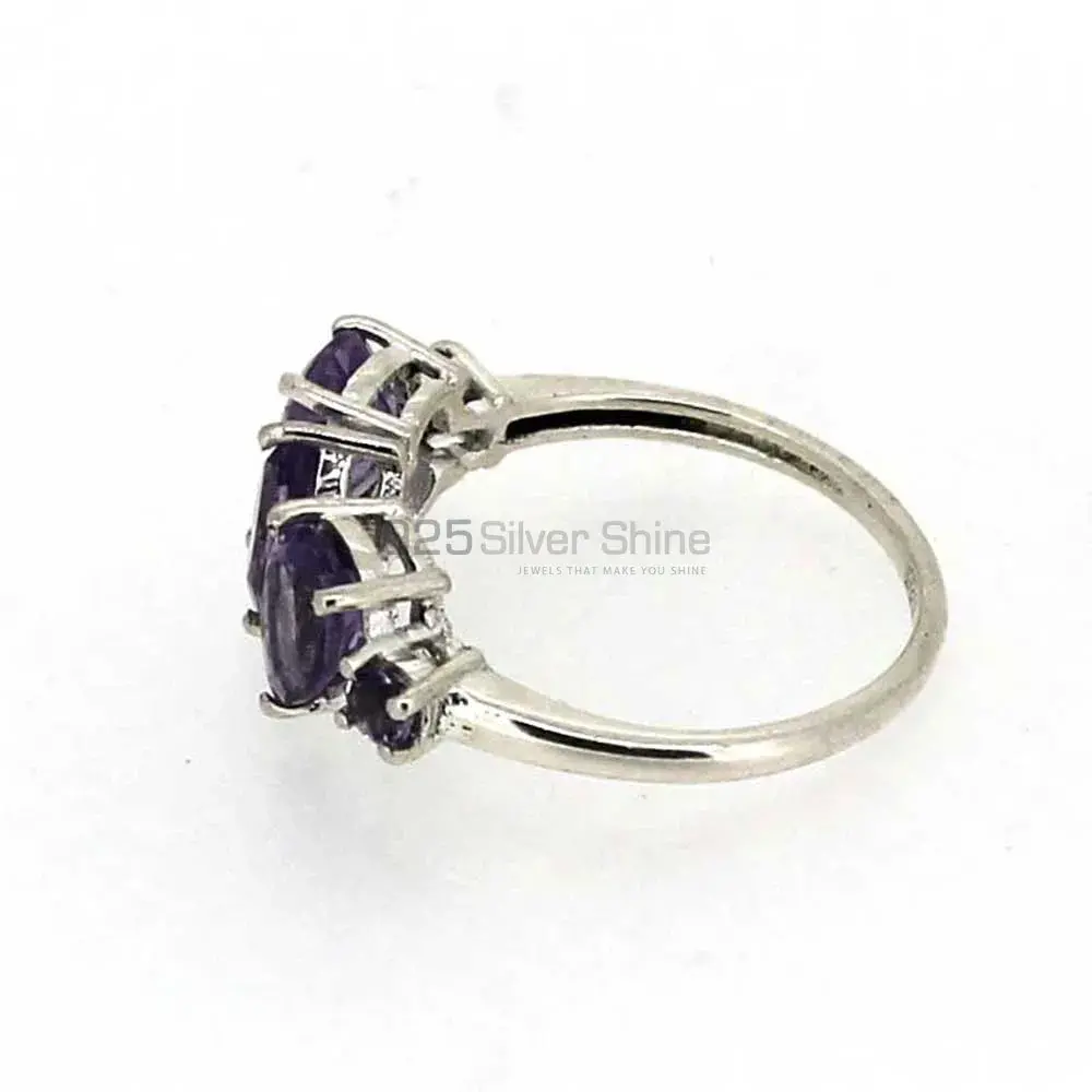 Natural Amethyst Gemstone Handmade Ring In Sterling Silver 925SR03-1_3