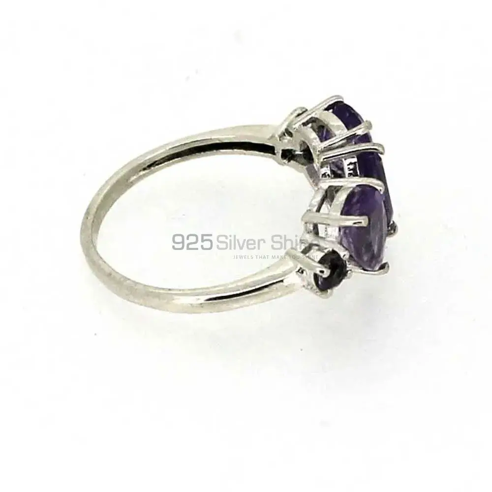 Natural Amethyst Gemstone Handmade Ring In Sterling Silver 925SR03-1_4