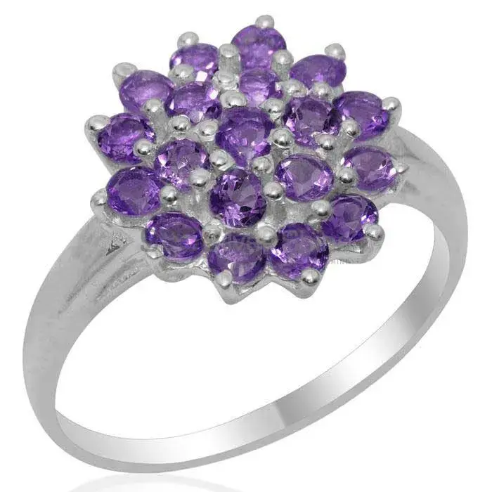 Natural Amethyst Gemstone Rings In Fine 925 Sterling Silver 925SR1837_0