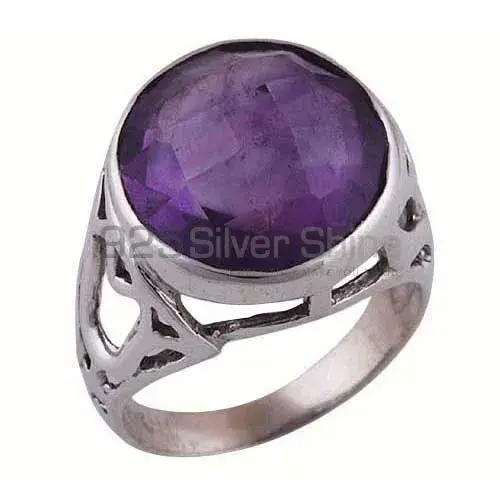Amethyst Sterling Silver Women's Silver Rings 925SR3871_0