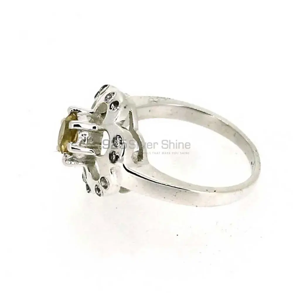 Natural Citrine Sterling Silver Rings 925SR041-2_4
