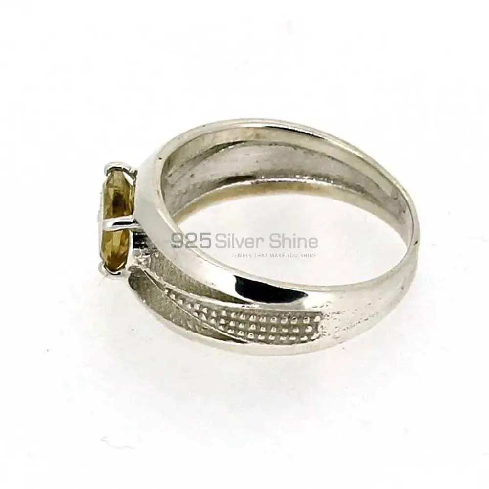 Citrine Sterling Silver Rings Jewelry 925SR027-2_2