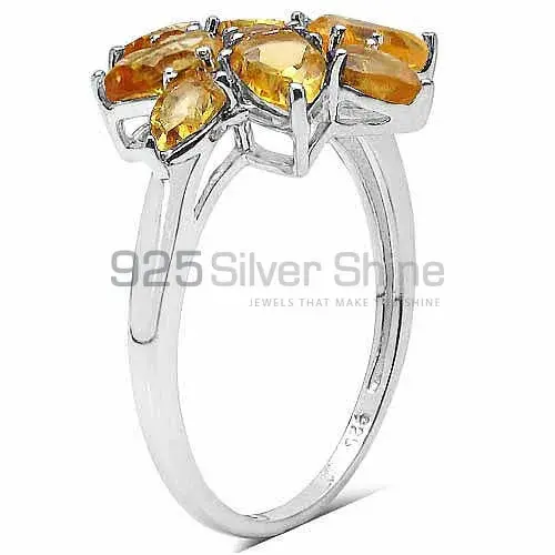 Natural Citrine Gemstone Rings In Fine 925 Sterling Silver 925SR3362_1