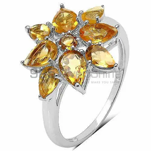 Natural Citrine Gemstone Rings In Fine 925 Sterling Silver 925SR3362_2