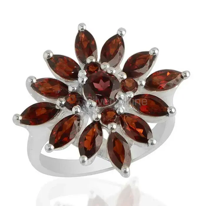 Natural Garnet Gemstone Rings In 925 Sterling Silver 925SR2068_0