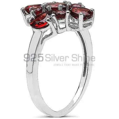 Natural Garnet Gemstone Rings In 925 Sterling Silver 925SR3356_1