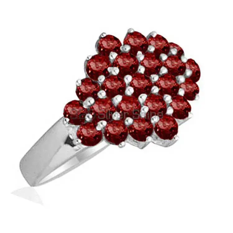 Natural Garnet Gemstone Rings In Solid 925 Silver 925SR1834_0