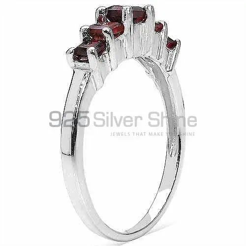Natural Garnet Gemstone Rings In 925 Sterling Silver Jewelry 925SR3131_1