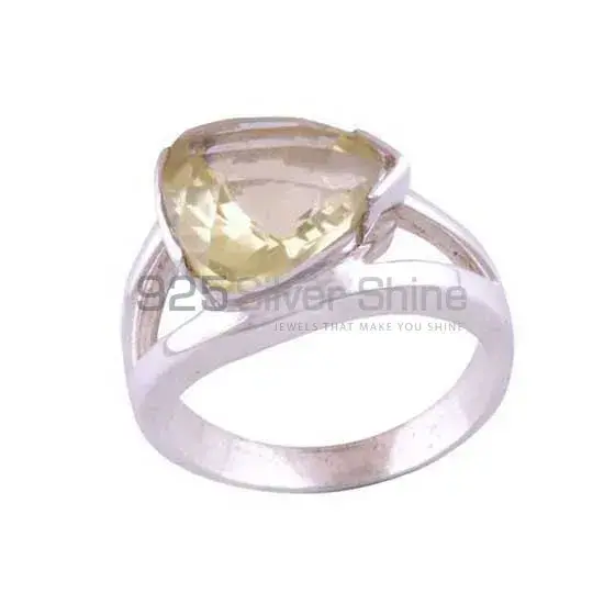 Natural Lemon Quartz Gemstone Rings In 925 Sterling Silver Jewelry 925SR3468_1