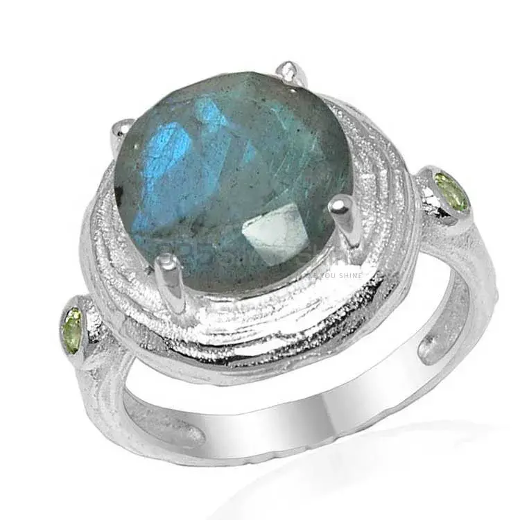 Natural Multi Gemstone Rings In 925 Sterling Silver 925SR1606_1