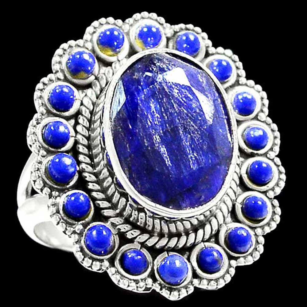 Natural Multi Gemstone Rings In 925 Sterling Silver Jewelry 925SR1029_0