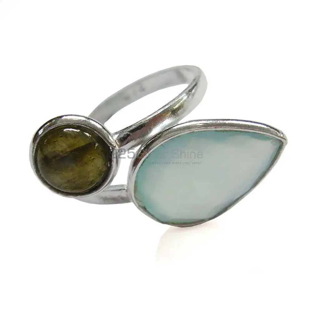 Natural Multi Gemstone Rings In 925 Sterling Silver Jewelry 925SR3853_1